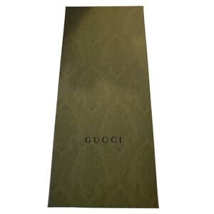 2 Empty Green Gucci Shoe Boxes